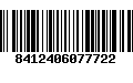 Código de Barras 8412406077722