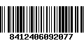 Código de Barras 8412406092077