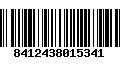 Código de Barras 8412438015341