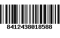 Código de Barras 8412438018588