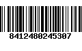 Código de Barras 8412480245307