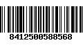 Código de Barras 8412500588568