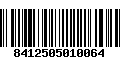 Código de Barras 8412505010064