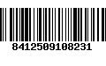 Código de Barras 8412509108231