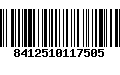 Código de Barras 8412510117505