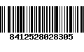 Código de Barras 8412528028305