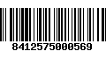 Código de Barras 8412575000569