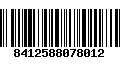 Código de Barras 8412588078012