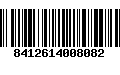 Código de Barras 8412614008082