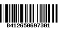 Código de Barras 8412650697301