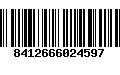 Código de Barras 8412666024597