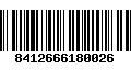 Código de Barras 8412666180026