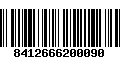 Código de Barras 8412666200090