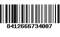 Código de Barras 8412666734007