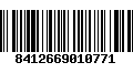 Código de Barras 8412669010771