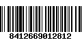 Código de Barras 8412669012812