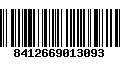 Código de Barras 8412669013093