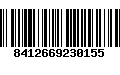 Código de Barras 8412669230155