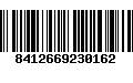 Código de Barras 8412669230162