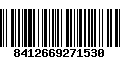 Código de Barras 8412669271530