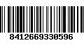 Código de Barras 8412669330596