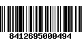 Código de Barras 8412695000494