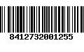 Código de Barras 8412732001255