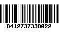 Código de Barras 8412737330022