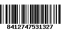 Código de Barras 8412747531327