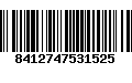 Código de Barras 8412747531525