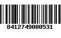 Código de Barras 8412749000531