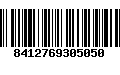 Código de Barras 8412769305050