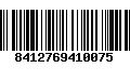 Código de Barras 8412769410075