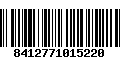 Código de Barras 8412771015220