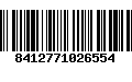 Código de Barras 8412771026554