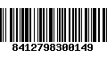 Código de Barras 8412798300149