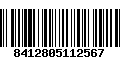 Código de Barras 8412805112567