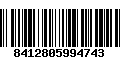 Código de Barras 8412805994743