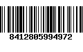 Código de Barras 8412805994972