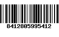 Código de Barras 8412805995412