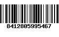 Código de Barras 8412805995467