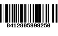 Código de Barras 8412805999250