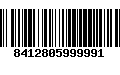 Código de Barras 8412805999991