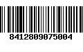 Código de Barras 8412809075004