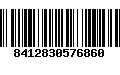 Código de Barras 8412830576860