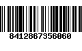 Código de Barras 8412867356060