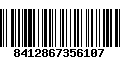 Código de Barras 8412867356107