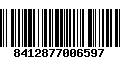 Código de Barras 8412877006597