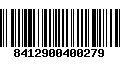 Código de Barras 8412900400279