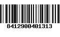 Código de Barras 8412900401313